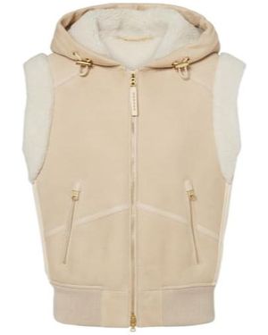 Bogner Finel Suede Ski Jacket - Natural