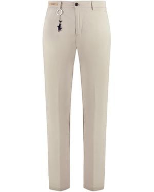 Paul & Shark Stretch Cotton Slacks - Gray
