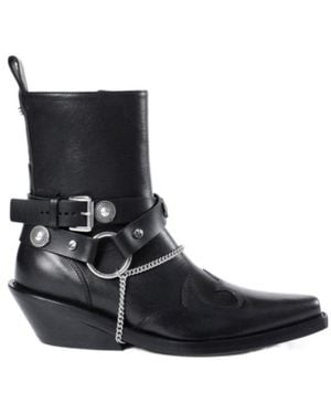 Ann Demeulemeester Ieva Santiago Ankle Boots - Black