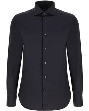 ZEGNA Buttoned Shirt - Blue
