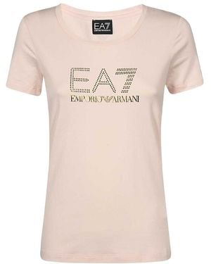 EA7 Short-Sleeved T-Shirt - Pink
