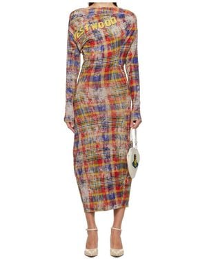 Vivienne Westwood Ls Superbo Midi Dress - Multicolor