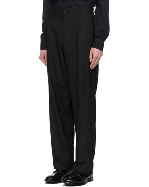 BOSS Lapel Long Sleeve Suit - Black