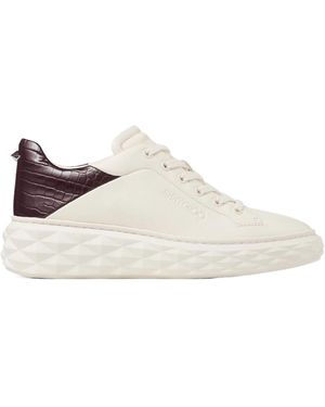 Jimmy Choo Diamond Maxi Trainers - White