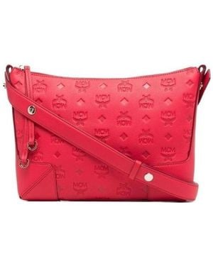 MCM Klara Shoulder Bag - Red