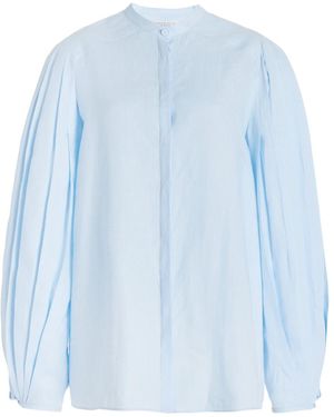 Gabriela Hearst Long-Sleeved Shirt - Blue