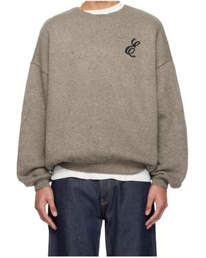 Fear Of God Embroidered Jumper - Grey