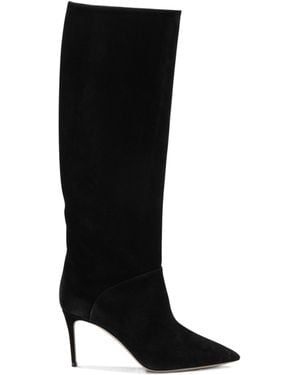 Casadei Stiletto Boots - Black