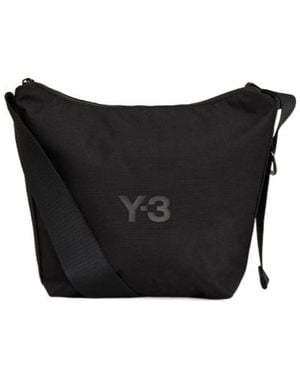 Y-3 Zipper Shoulder Bag - Black