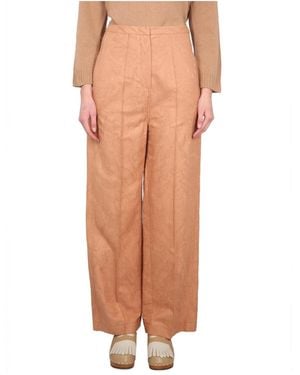 Alysi Ajoure High-Waisted Wide-Leg Pants - Multicolor