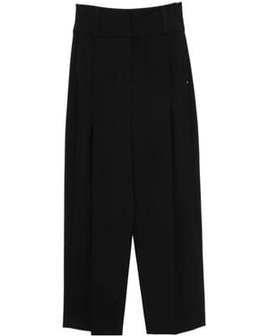Sportmax Spxgirino Straight Leg Trousers - Black