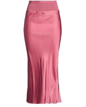 Rick Owens Solid Satin Pencil Skirt - Pink