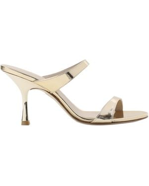 Stuart Weitzman Nudist Slide 85 Sandals - Natural