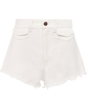 【関税&送料込】Chloe Denim Bermuda Shorts CHLOE - Patchwork denim bermuda shorts | Leam Roma - Luxury