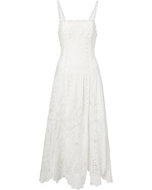 FARM Rio Sleeveless Dress - White