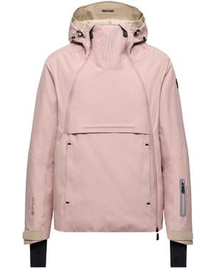 Moncler Ampay Gore-Tex Hooded Padded Ski Jacket - Pink