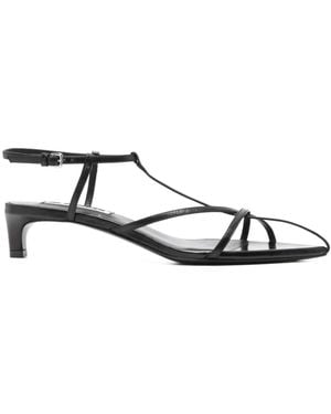 Jil Sander New Tripon Pointed Toe Sandals - White