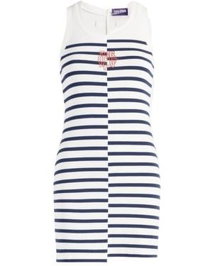Jean Paul Gaultier Sleeveless Mini Dress - White