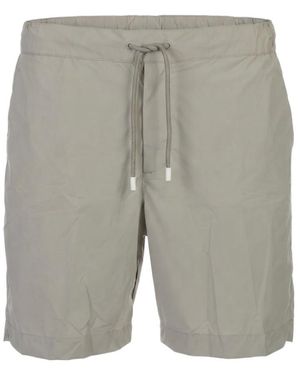 Fedeli Drawstring Swim Trunks - Gray