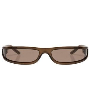 Rick Owens Full Frame Sunglasses - White