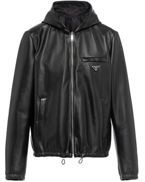 Prada Reversible Hooded Jacket - Black