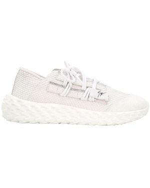 Giuseppe Zanotti Python Printed Trainers - White