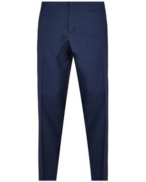 Fendi Versatile Straight-Leg Casual Trousers - Blue