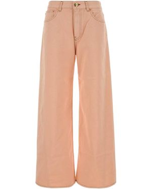 Blazé Milano Blazé Milano Clapotis Wide-Leg Jeans - Pink