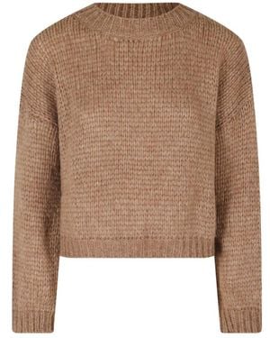 Roberto Collina Crew-Neck Sweater - Brown