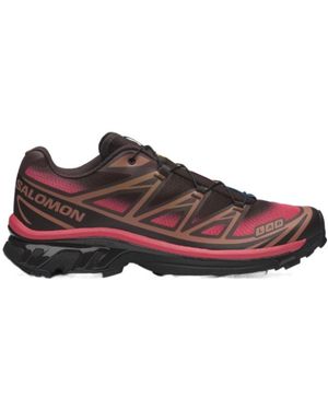 Salomon Lab Salomon Xt-6 Skyline Lace-Up Trainers - Brown