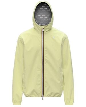 K-Way Zip-Up Hooded Jacket - Yellow