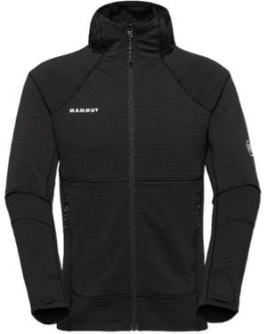Mammut Taiss Waffle-Textured Hooded Jacket - Black