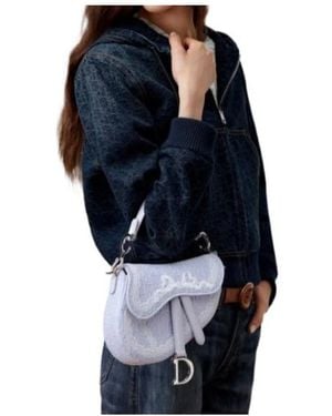Dior Small Saddle Shoulder Bag - Blue
