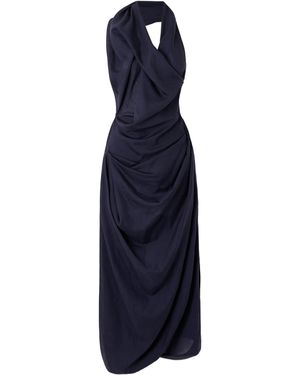 Vivienne Westwood Halter Galea Dress - Blue