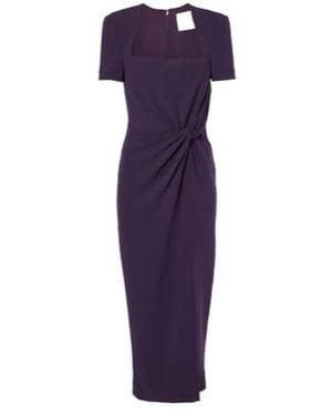 Roland Mouret Cady Minidress - Purple