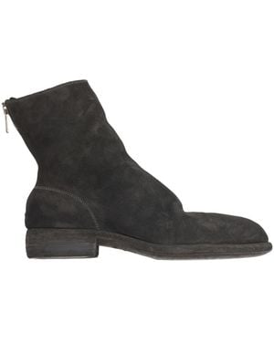 Guidi Zip Leather Boots - Black