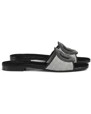 Gucci Interlocking G Slide Sandal - Black