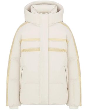 Dior Long-Sleeved Cotton-Padded Jacket - White