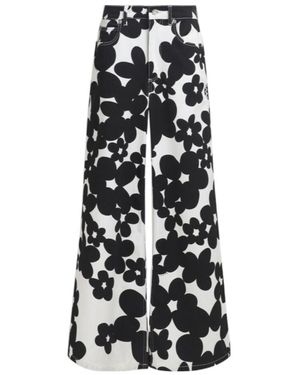 Marni Dillies Printed Trousers - White