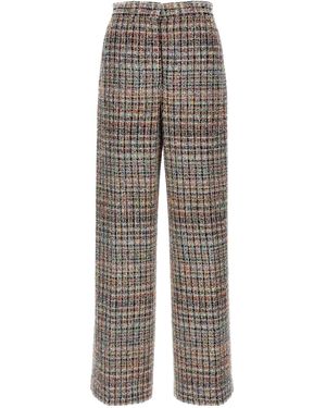 Missoni Micro Sequin Straight Leg Pants - Gray