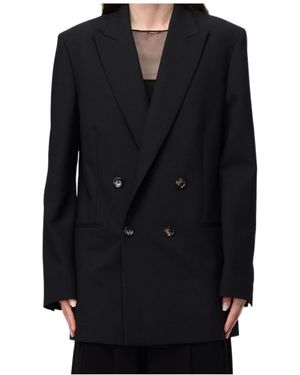 Alberta Ferretti Long-Sleeve Blazer - Black