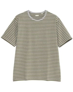 Nanamica Striped T-Shirt - Grey
