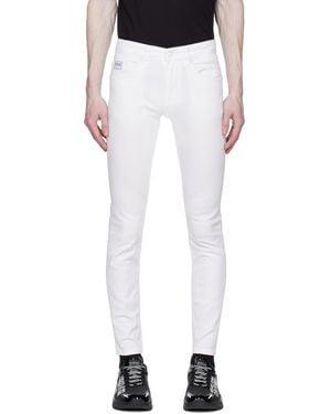 Versace Jeans Couture Mid-Rise Skinny Jeans - White