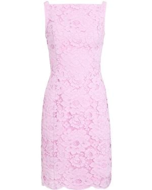 Patou Lace Midi Dress - Pink
