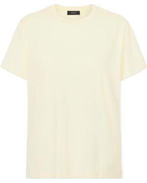 Wardrobe NYC Crew Neck Casual T-Shirt - Natural