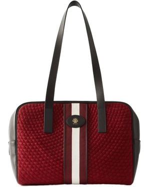 Bally Quilted Travel Bag - Red