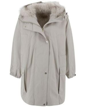 Max Mara Long-Sleeved Coat - Gray
