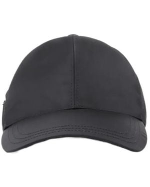 Prada Logo-Plaque Baseball Cap - Multicolor