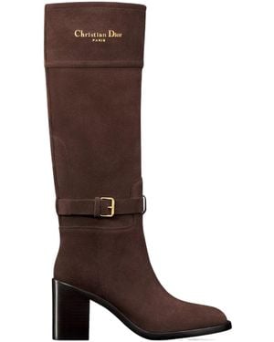 Dior D-Town Heeled Boot - Brown