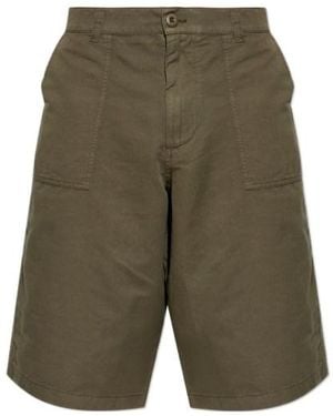 AllSaints Belt Loop Shorts - Green
